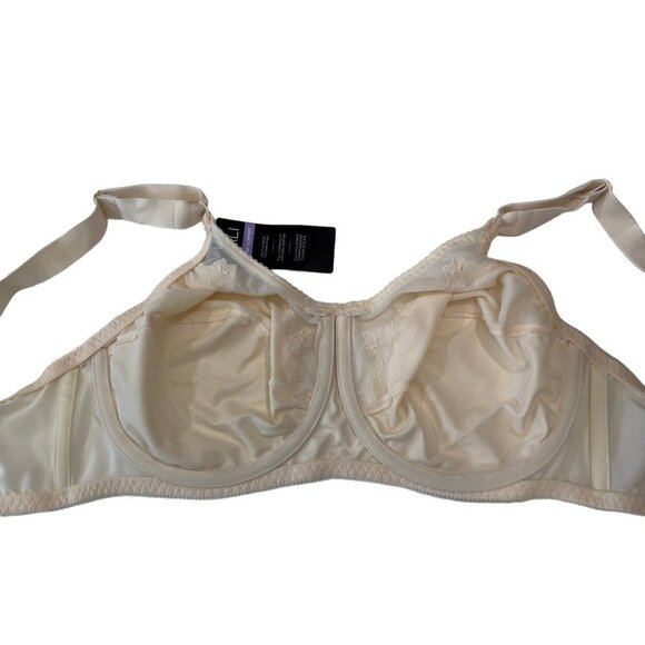 Bali Classic Support Underwire Bra Style 0180 Size 36DDD Ivory No Padding NEW - Picture 9 of 12